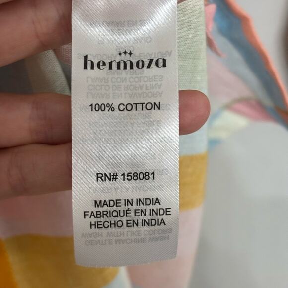 NWT Julia Berolzheimer x Hermoza Marie Shirt Dress in Kaleidoscope - Size XS - Picture 9 of 10